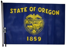 Oregon golf cart Flag